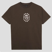  Pass~Port Fountain Embroidery Tee - Bark - Large