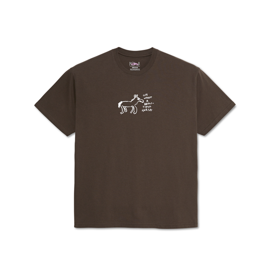 Polar Skate Co. Beautiful Horses Tee - Chocolate - XL