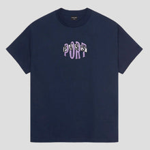  Pass~Port Bulb Logo Tee - Navy - Large