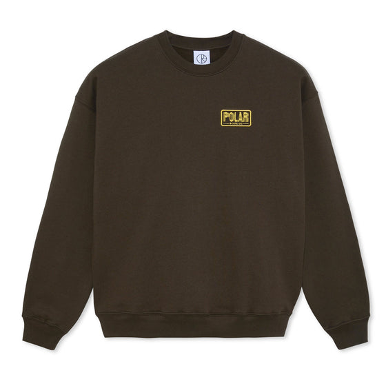 Polar Dave Crewneck Earthquake - Brown - XL