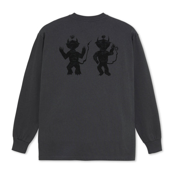 Polar Little Devils Long Sleeve Tee - Graphite - XL