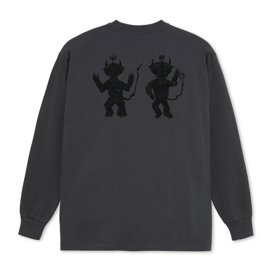 Polar Little Devils Long Sleeve Tee - Graphite - Large