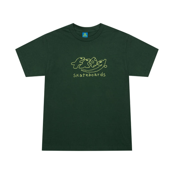 Frog Dino Tee - Forest - XL