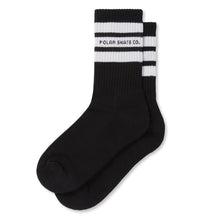  Fat Stripe Socks (Black/White)