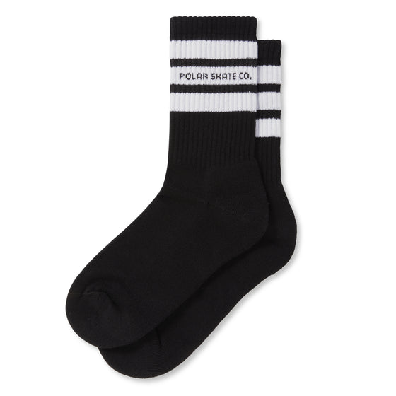 Fat Stripe Socks (Black/White)
