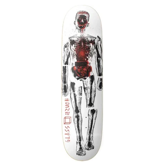 GLASS HOUSE GLASS MAN DECK-8.25 WHITE/RED