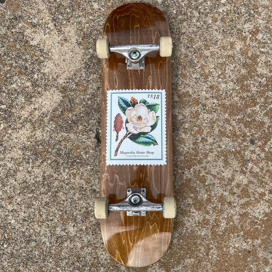 Magnolia Skate Shop Stamp Deck - Brown