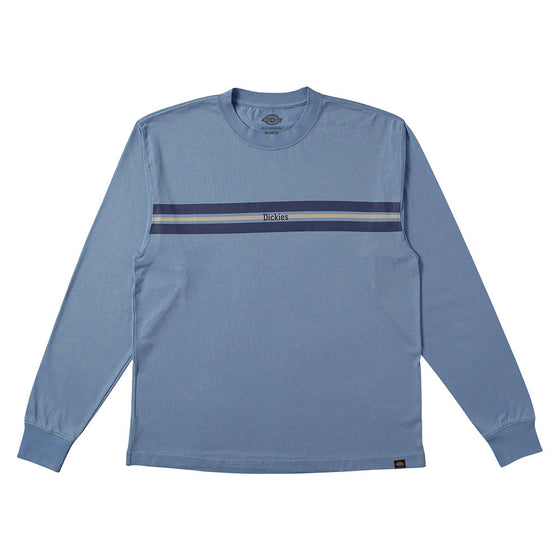 Dickies Skateboarding Tom Knox Long Sleeve Graphic Tee- Blue - Large