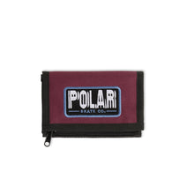  Polar Earthquake Key Wallet - Wine/Oxford Blue