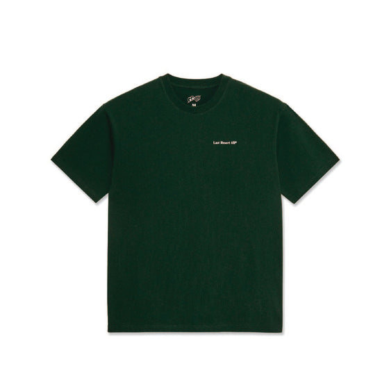 Last Resort Atlas Monogram Tee - Dark Green/White - Medium