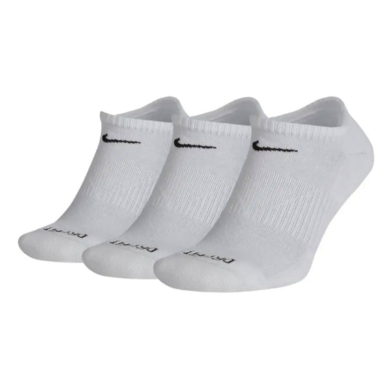 Nike SB Everyday Sock - 3 pairs - White - Low Cut - size (8-12)