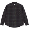 Polar Mitchell L/S Flannel Shirt - Navy/Brown - XL