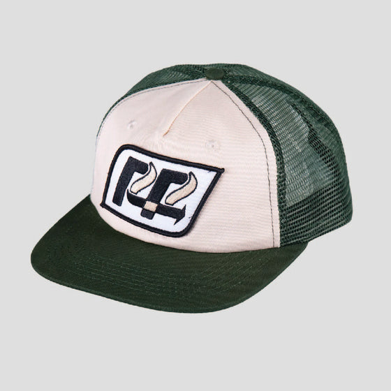 Pass~Port Transport Trucker Cap - Pine Green / Off White