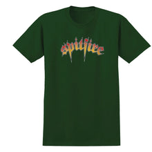  SPITFIRE VENOM SCRIPT TEE - FOREST GRN - LARGE