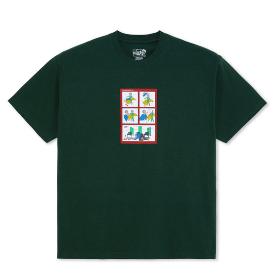 Polar Safety on Board Tee - Dark Green - Large