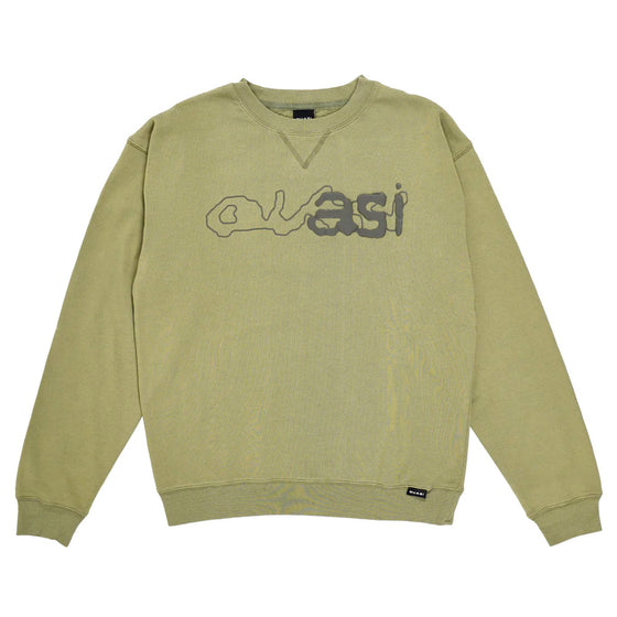 Quasi Lowercase Crew - Sage - Large