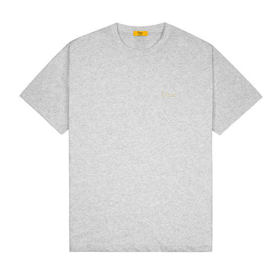 Dime Classic Small Logo Tee - Heather Grey - XL