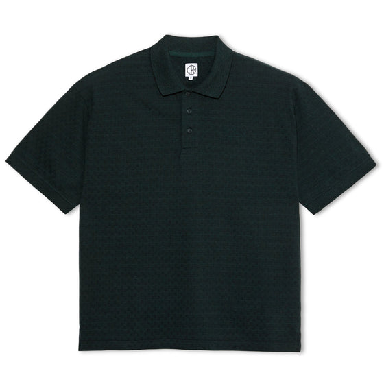 Polar Check Surf Polo Shirt - Teal - XL