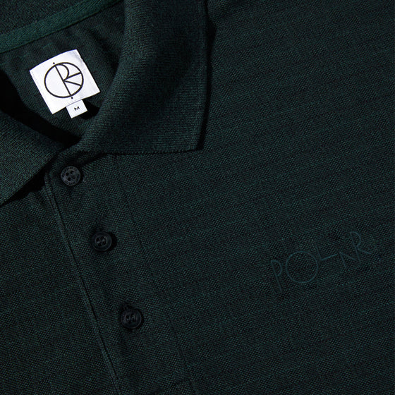 Polar Check Surf Polo Shirt - Teal - XL