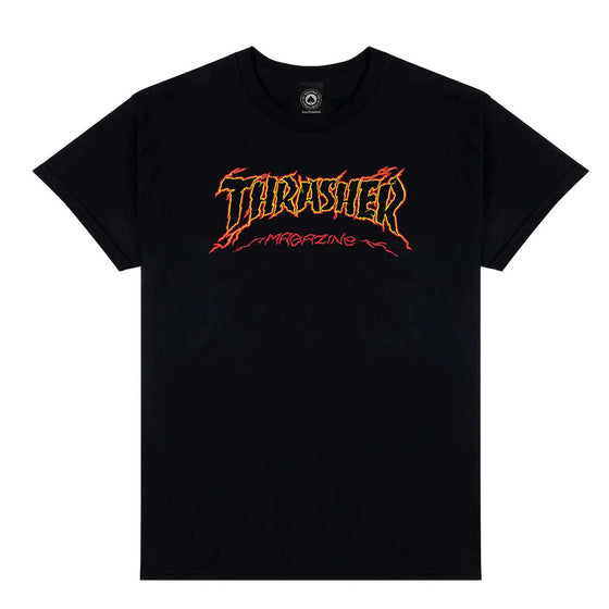 THRASHER CRACKED BY EXTEENAGER TEE - LARGE