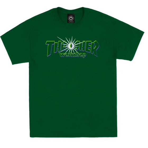 THRASHER X AWS NOVA TEE - FOREST GREEN - XLARGE