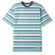  Butter Goods - Internationale Striped Tee - White/Teal - XL