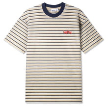  Butter Goods - Thomas Stripe Tee - Tan/Brown/White - Large