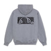 Polar Dave Hoodie - Yoga Trippin' - Heather Grey - Large