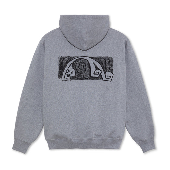 Polar Dave Hoodie - Yoga Trippin' - Heather Grey - Large