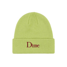  Dime Classic Wool Fold Beanie - Lime