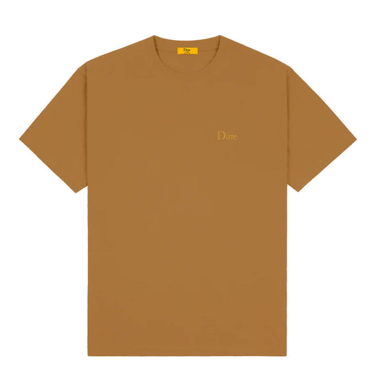 Dime Classic Small Logo T-Shirt - Cappuccino - XL