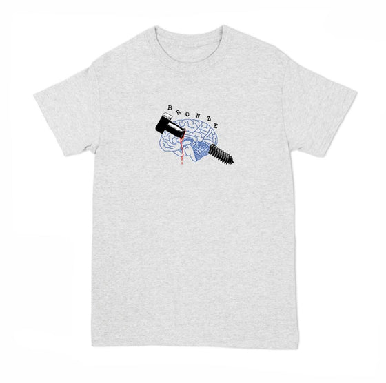 Bronze 56K Bolt Brain Tee - Ash - Medium
