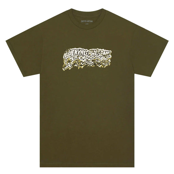 Fucking Awesome Burnt Stamp Tee - Olive - XL