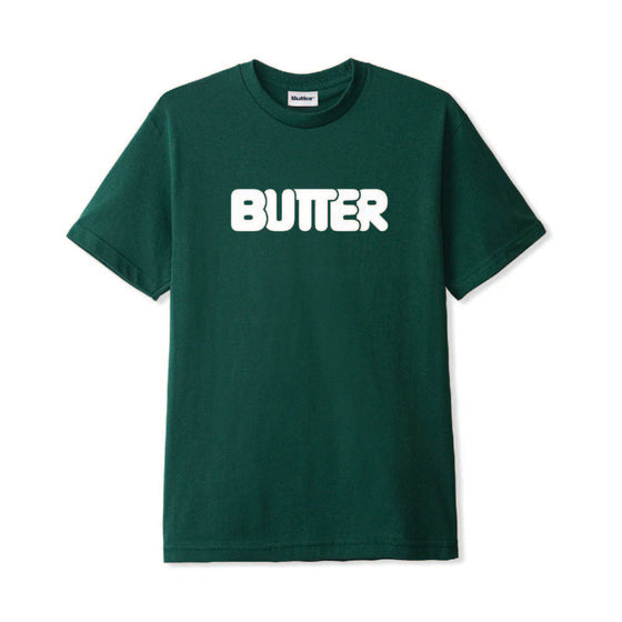 Butter Goods - Rounded Logo Tee - Forest - XLarge