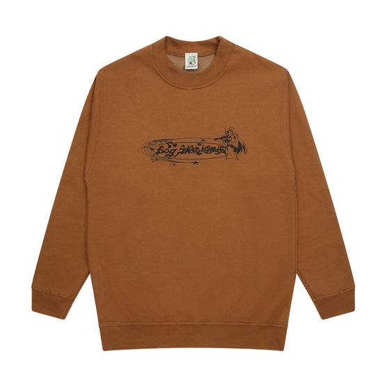 Frog Beautiful Music Crewneck - Caramel - XL
