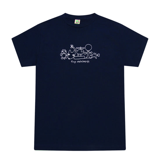 Frog Chopper Tee - Navy - XL