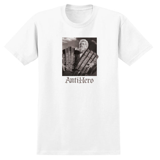Anti Hero Ten Curbmandments Tee - White - XL