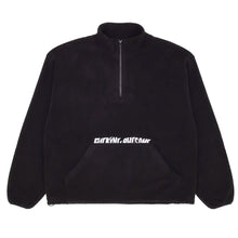  Fucking Awesome Cut Off 1/4 Zip Polar Fleece - Black - Medium