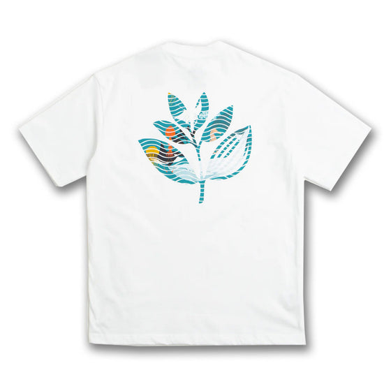 Magenta Deep Plant Tee - White - Large
