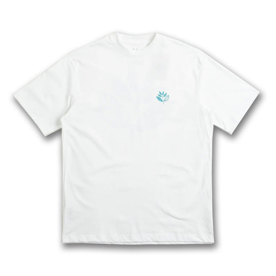 Magenta Deep Plant Tee - White - Large