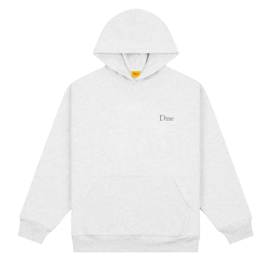 Dime Classic Small Logo Hoodie - Ash - XL
