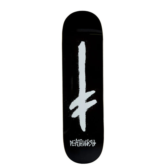 DEATHWISH GANG SPRAY DECK-8.25 BLK/WHT