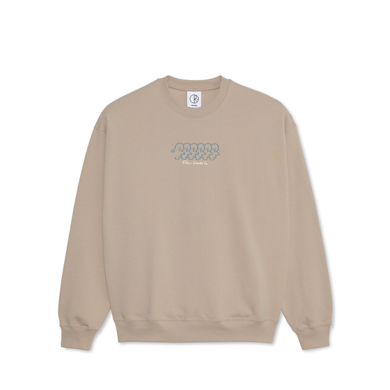 Polar Skate Co. Faces Dave Crewneck - Taupe - Medium