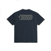 Polar Skate Co. Faces Tee - New Navy - Large