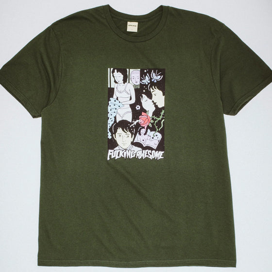 Fucking Awesome Yoyogi Park Short Sleeve Tee - Forest Green - Xlarge