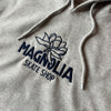 Magnolia Skate Shop Flower Hoodie - Grey/Navy