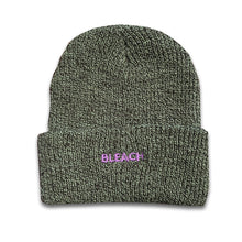  Bleach Cloud Ribbed Beanie - Green