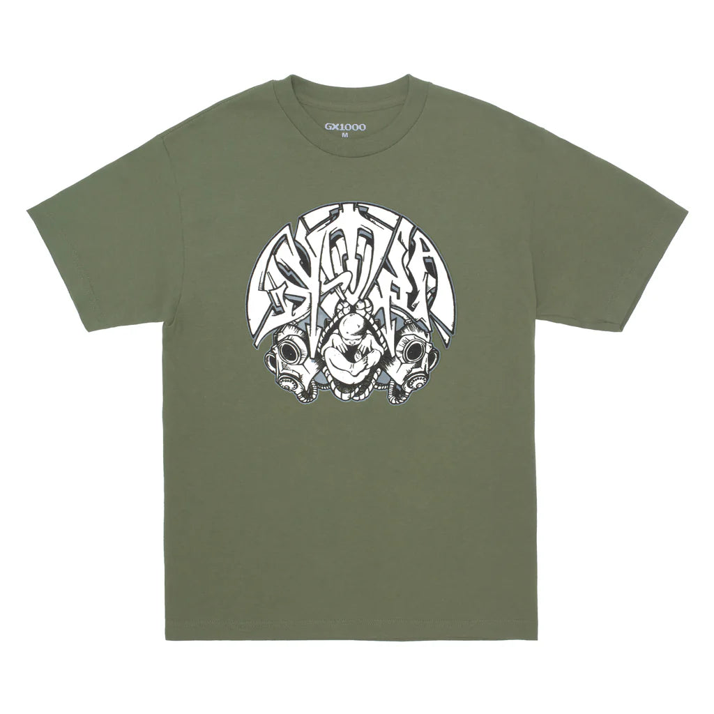 【GX1000】PSP Tee / ARMY GREEN GX1000 PSP T-Shirt Army Green – Skateworks