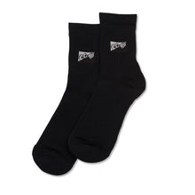  Last Resort AB Heel Tab Dress Socks (Black) - US 10-12