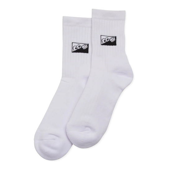 Last Resort AB Heel Tab Dress Socks (White) - US 10-12